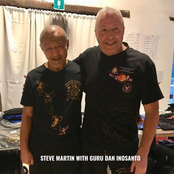 Steve Martin with Guru Dan Inosanto